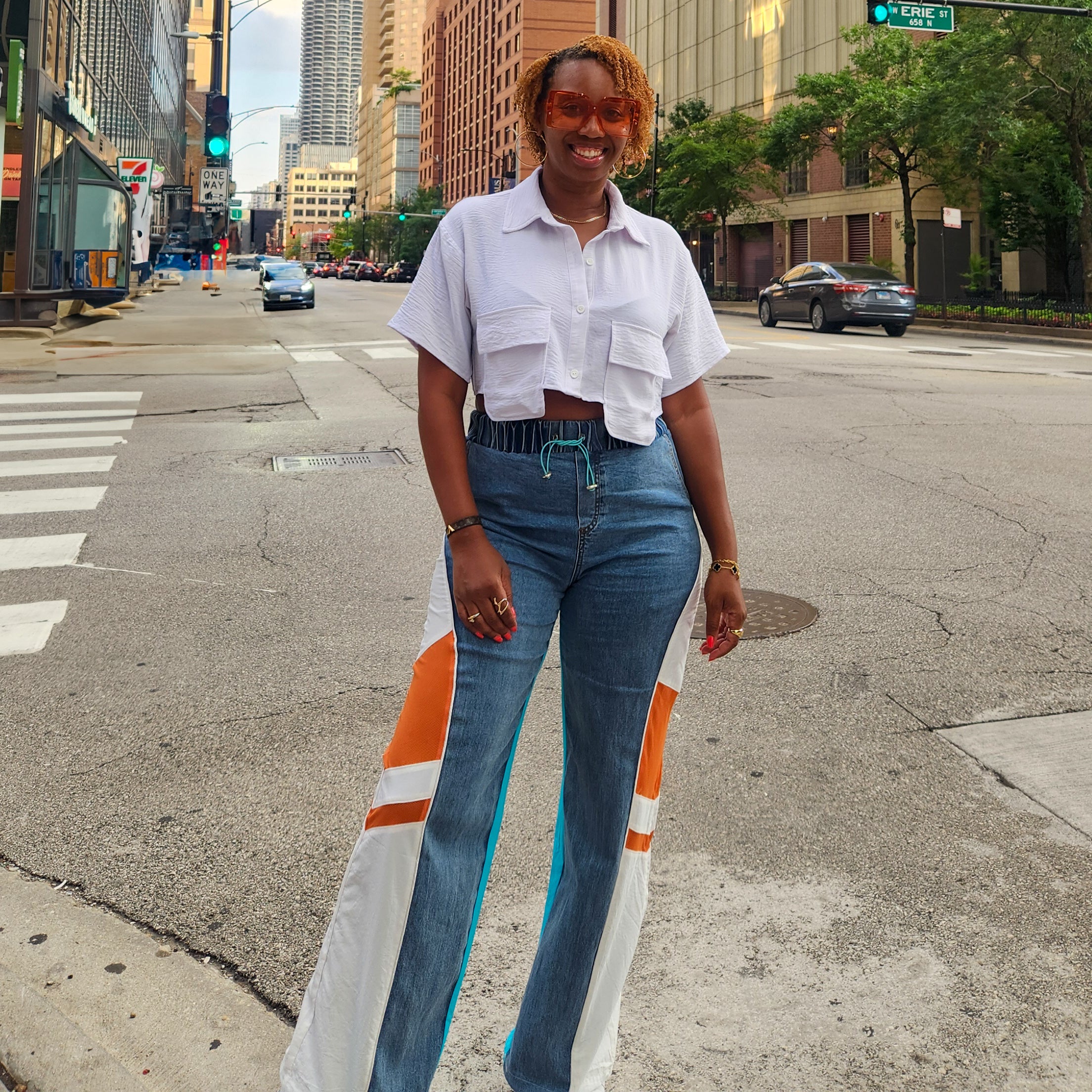 Color Coded | Patchwork Jogger Jeans