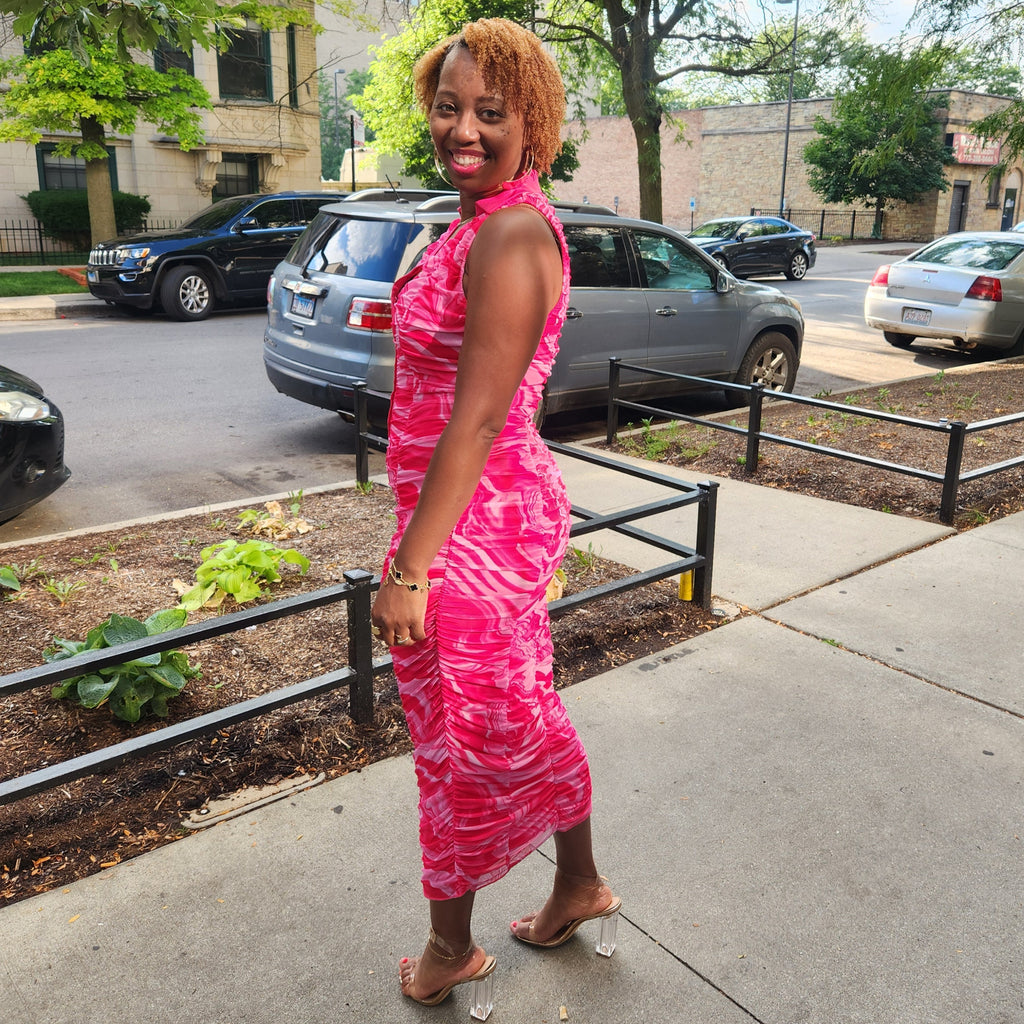 Swirl Into Style | Midi Dress