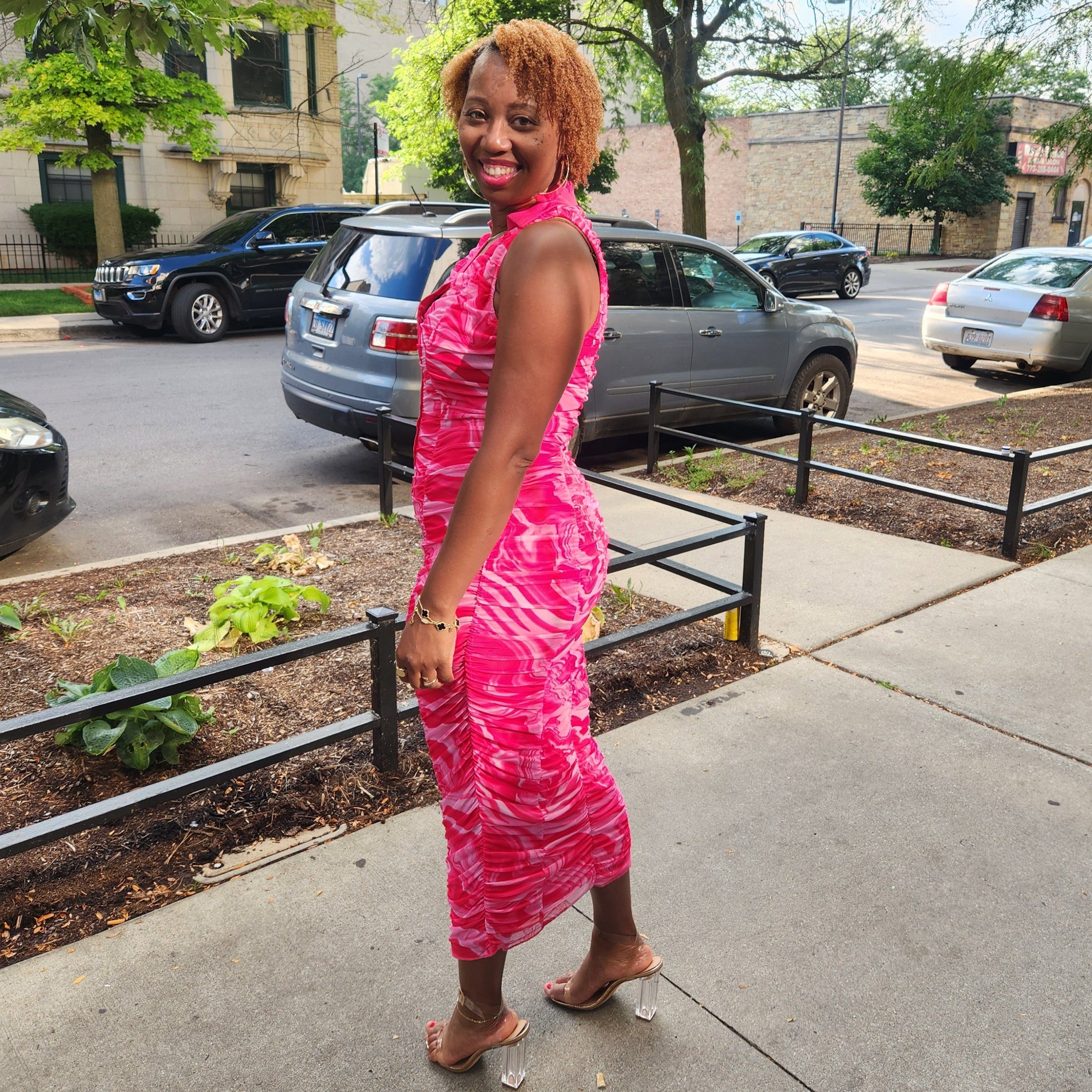 Swirl Into Style | Midi Dress