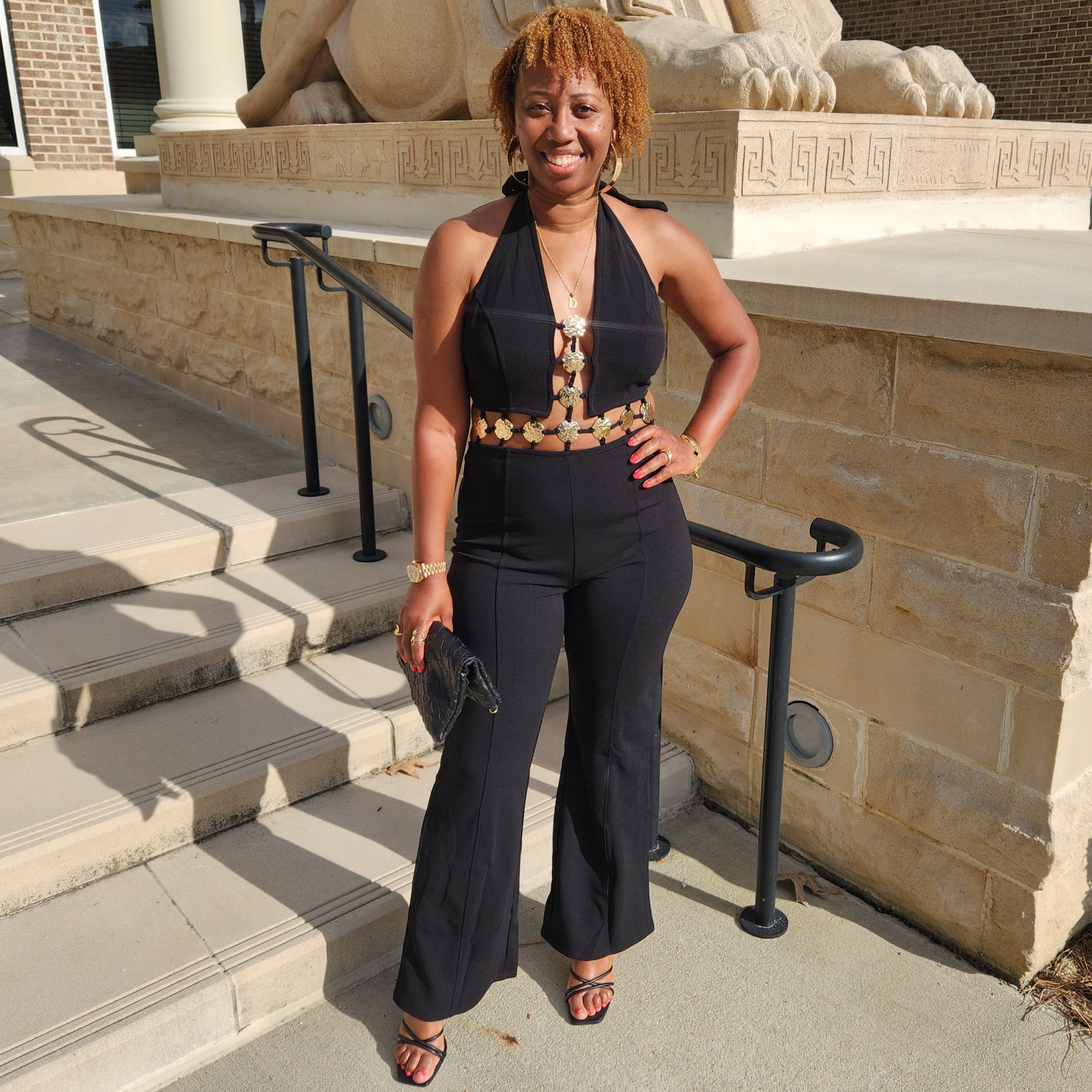 Golden Hour | Halter Jumpsuit