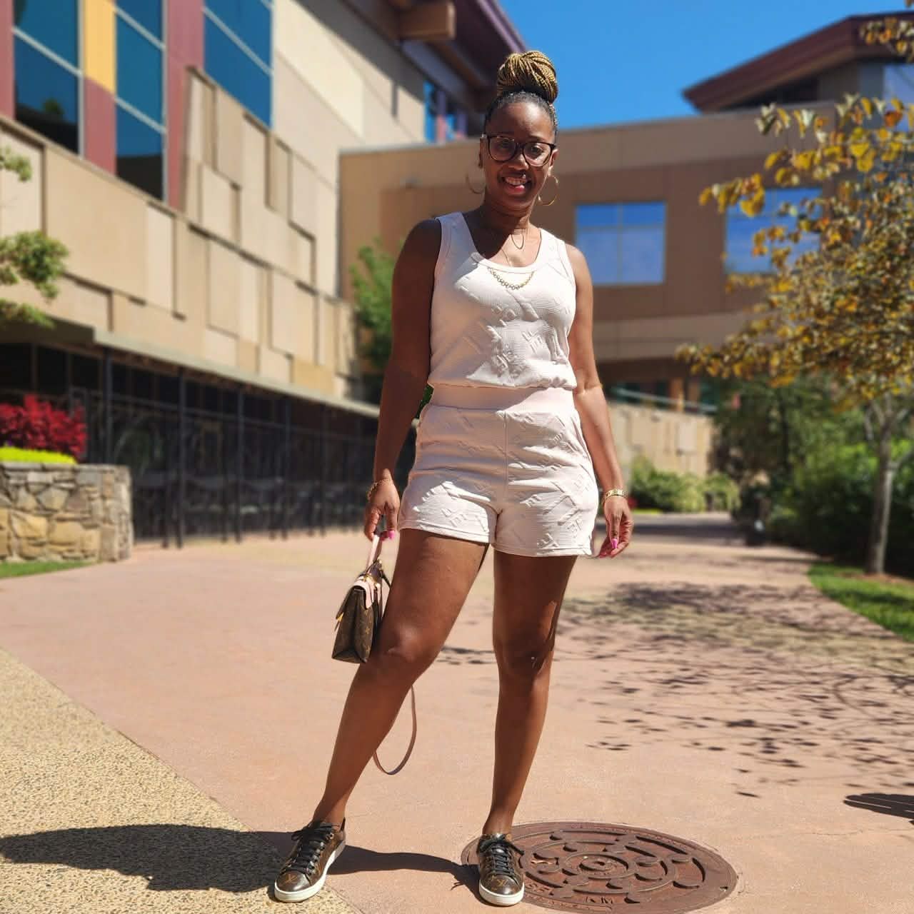 Here To Chill | Tank Top & Short Set - Cotton Candy
