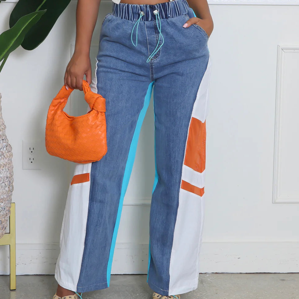 Color Coded | Patchwork Jogger Jeans