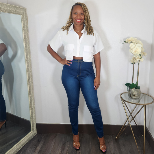 High Hopes | High Waist Denim Stretch Jeans