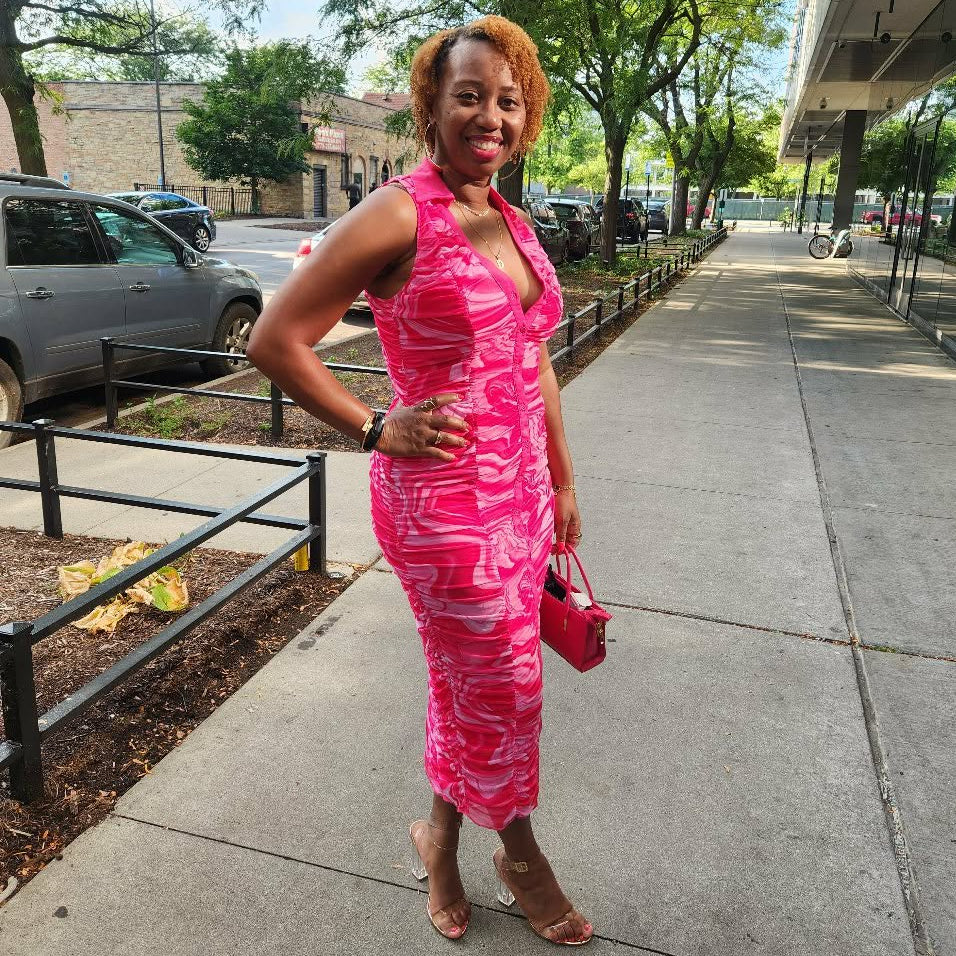 Swirl Into Style | Midi Dress