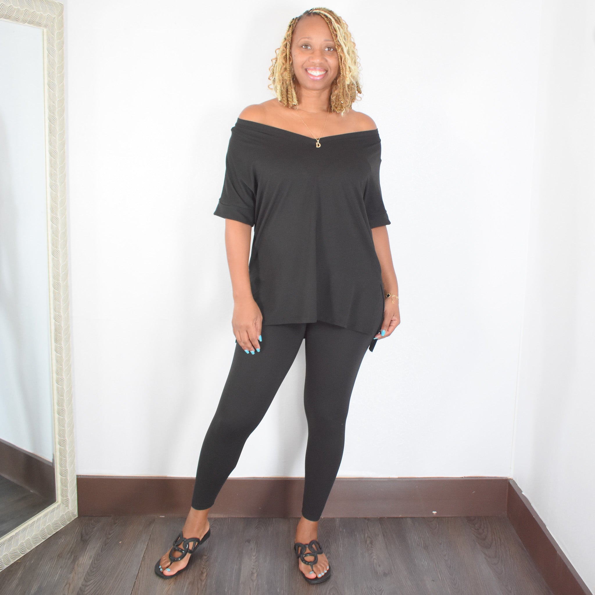 Breathless | High waist Legging Set - Black