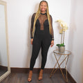 See Through Me | Mesh Jumpsuit