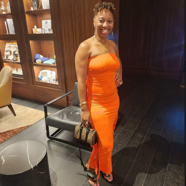 Best Fringe Forever | Fringe Bodycon Dress -Orange