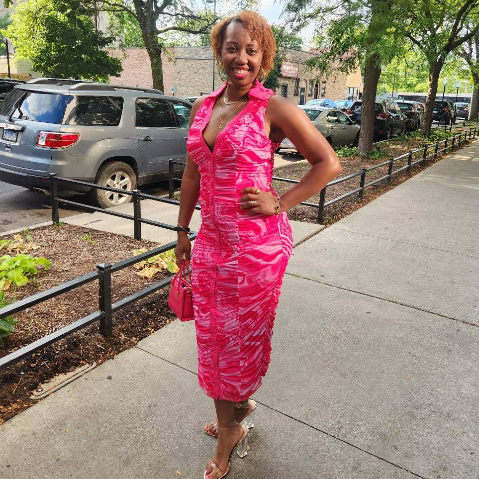 Swirl Into Style | Midi Dress