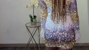 Make It Glam | Sequin Mini Dress