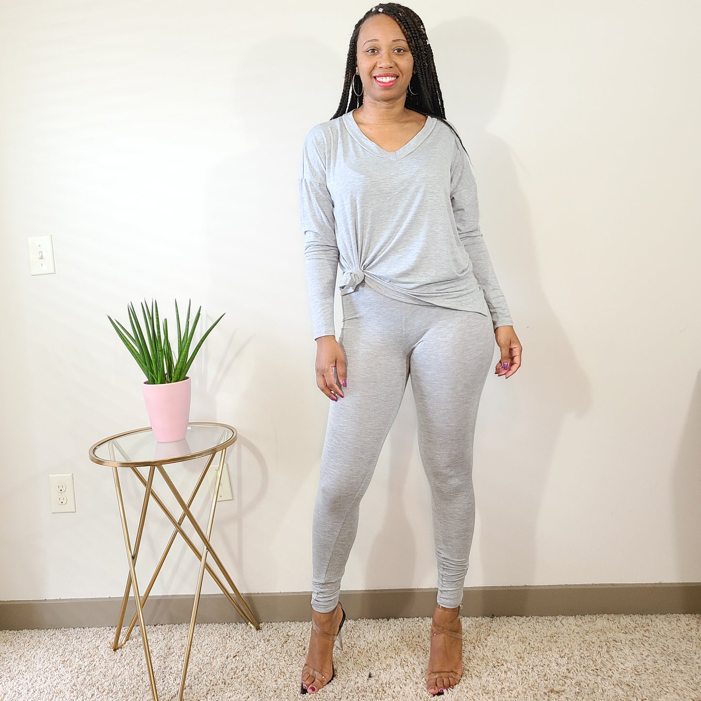 For Lounging | Pant Set - Gray