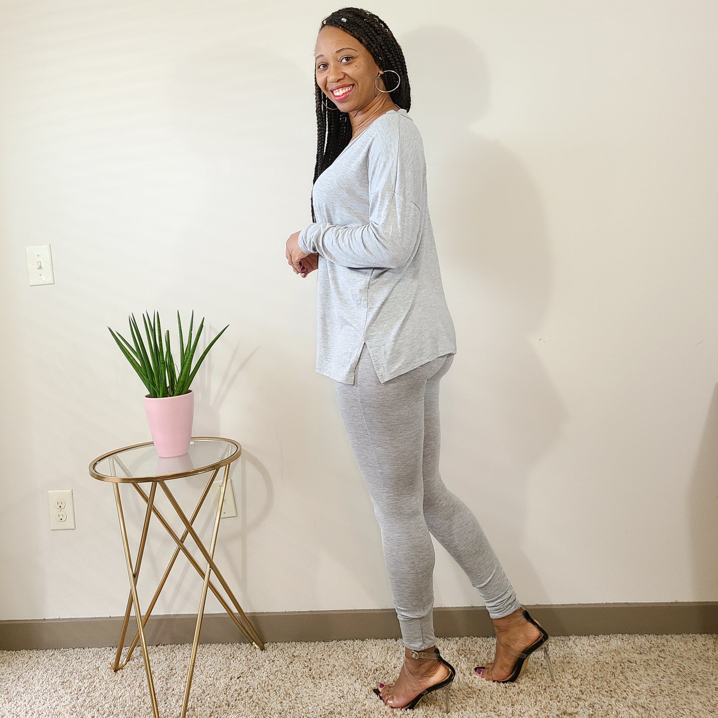 For Lounging | Pant Set - Gray