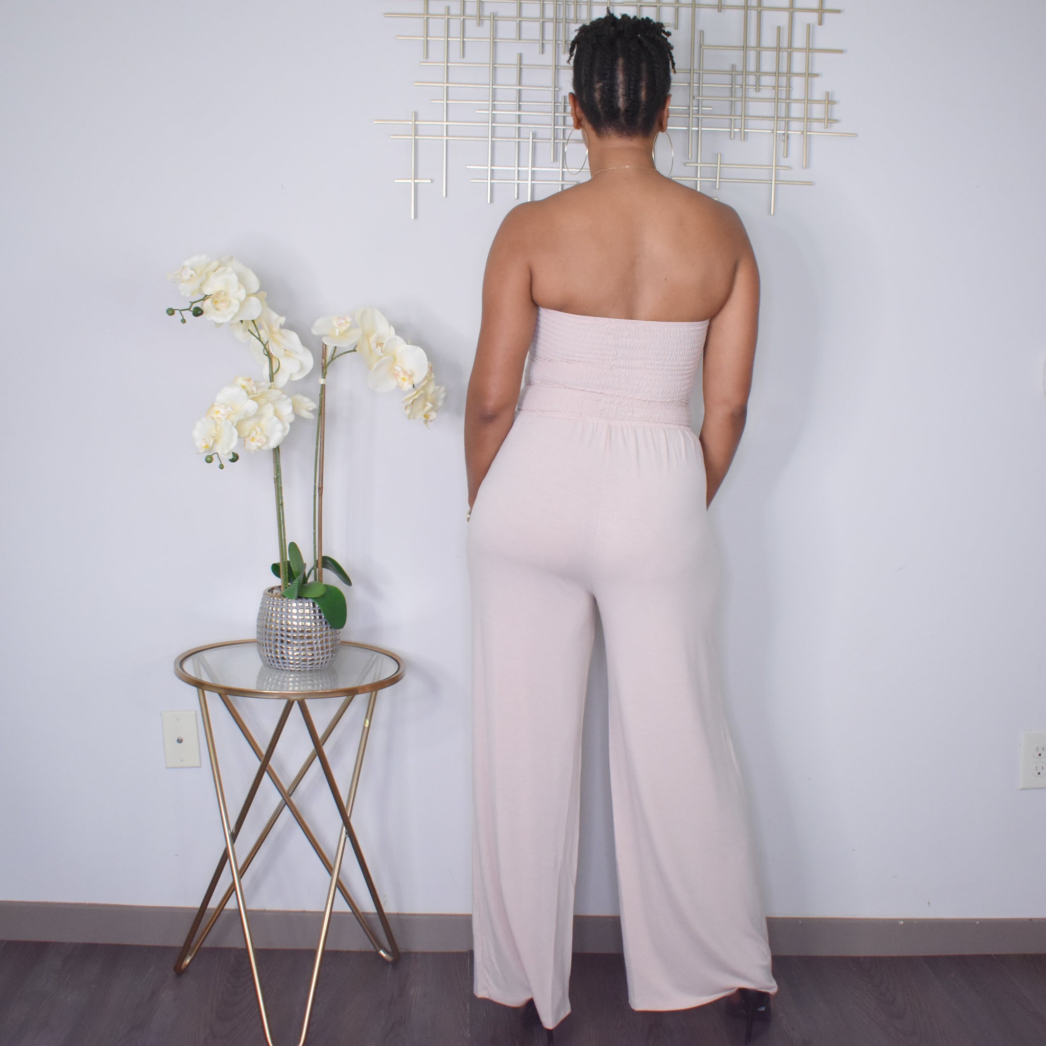 Lets Chill | Tube Jumpsuit - Blush