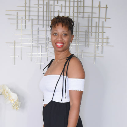 Felt Cute | Off Shoulder Bandeau Crop Top