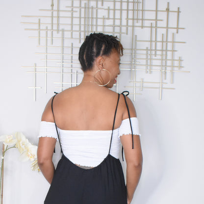 Felt Cute | Off Shoulder Bandeau Crop Top
