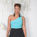 Effortless | One Shoulder Bodysuit - Jade