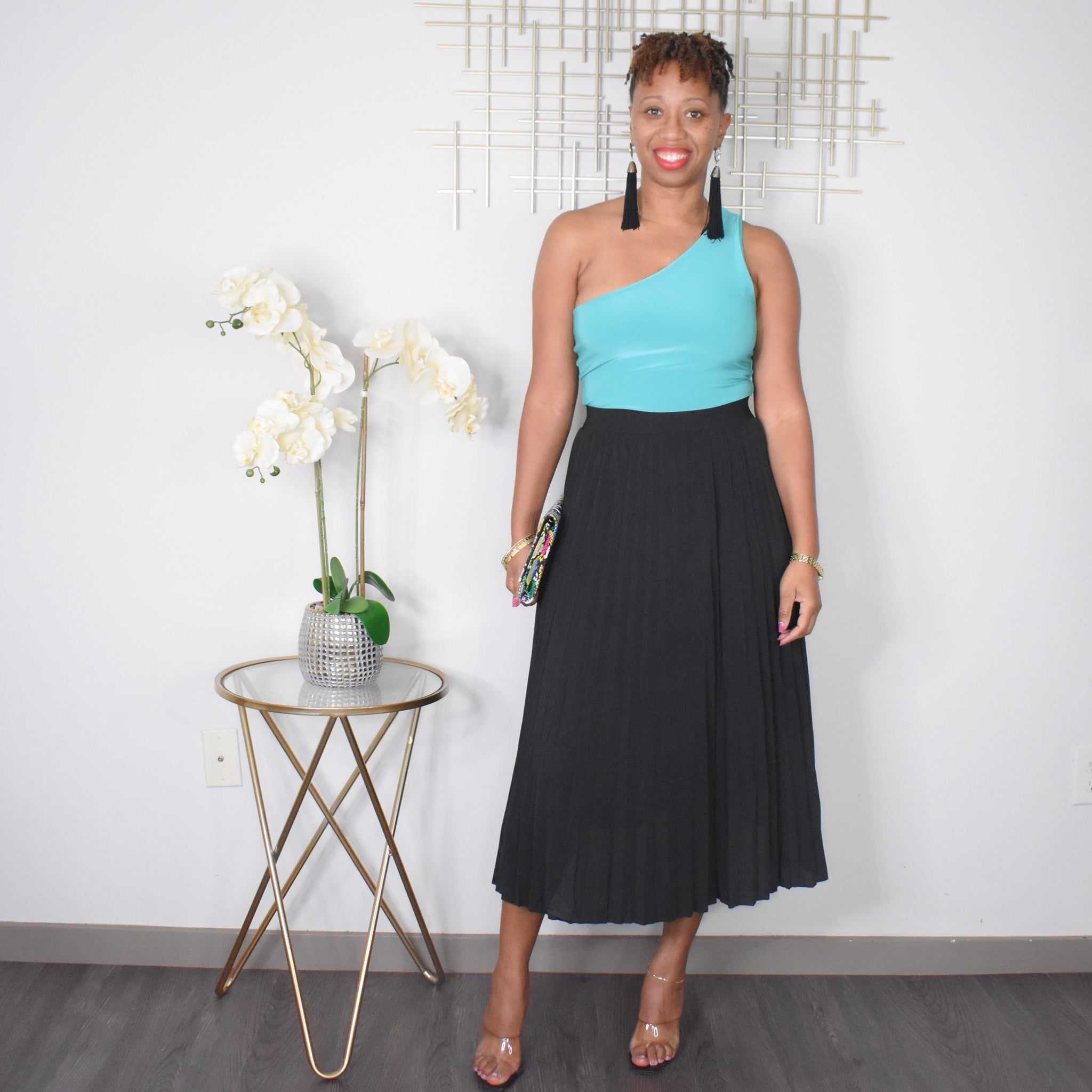 Effortless | One Shoulder Bodysuit - Jade