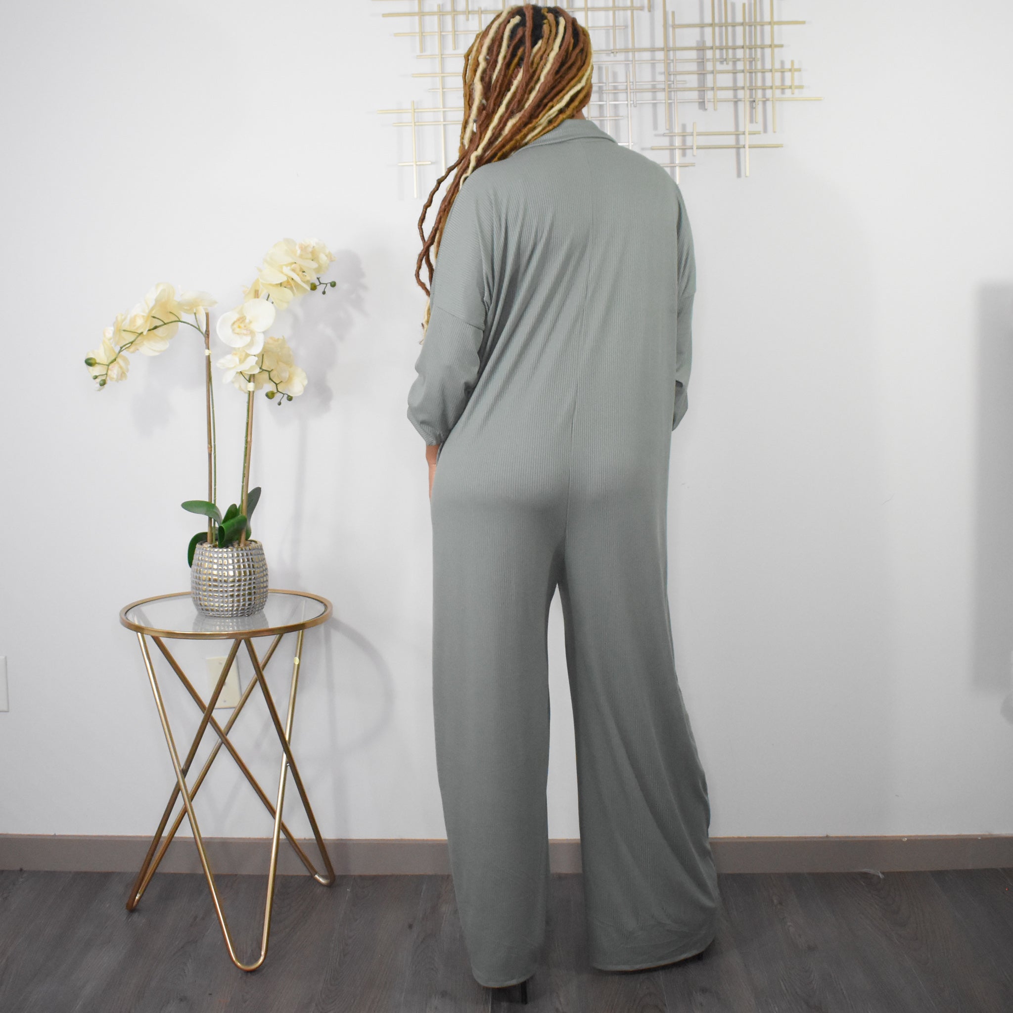 Comfy Chic  | Jumpsuit - Olive